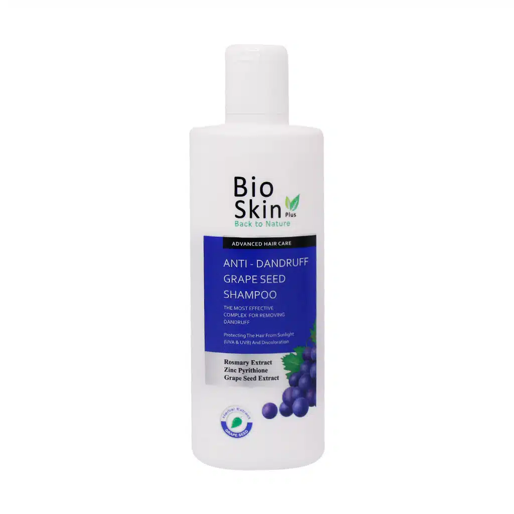 Bio-Skin-Plus-Grape-Seed-Anti-Dandruff-Shampoo-200-ml شامپو ضد شوره هسته انگور بایو اسکین - تصویر 1