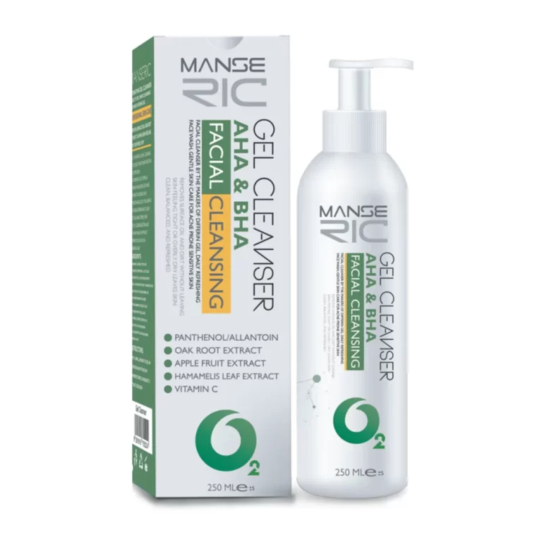 manseric-oily-skin-cleansing-gel ژل شوینده و قابض منافذ پوست MANSERIC - تصویر 1